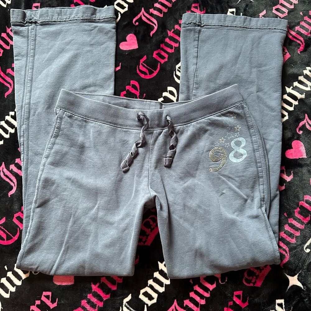 Mossimo Women's Grey and Blue Trousers